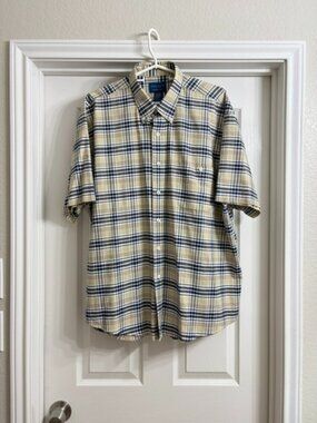 Towncraft Brand Men's Multi-Color Button-Down Shirt, Size XL